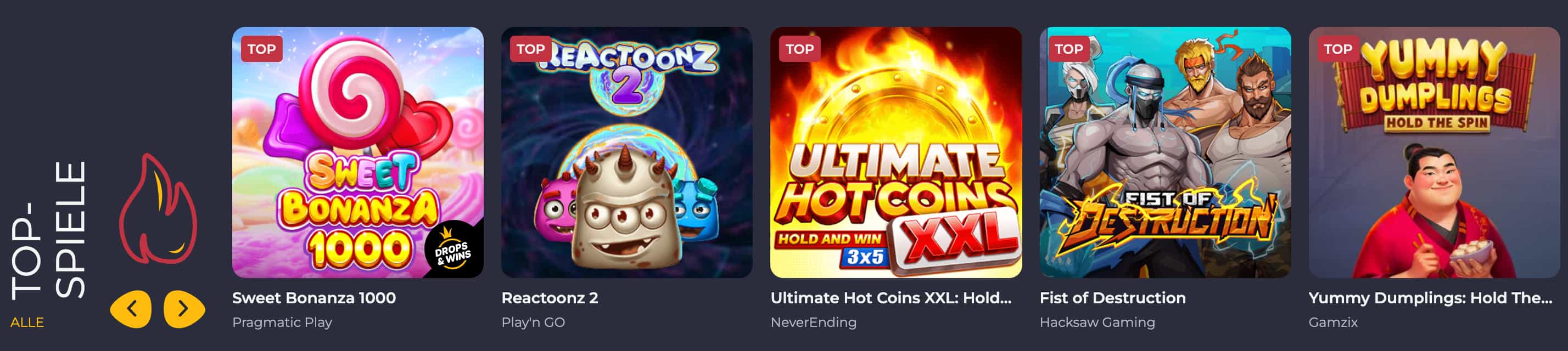 Rolling Slots Casino Registrierung